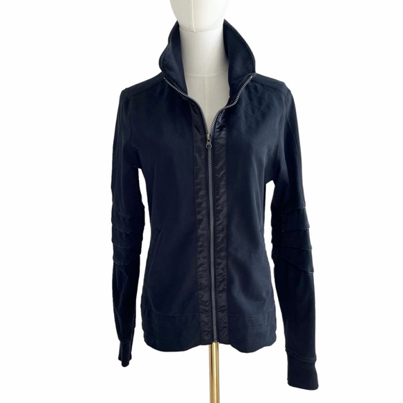 Lululemon Mogul Jacket Moto Top Hoodie Sweatshirt - Picture 1 of 16